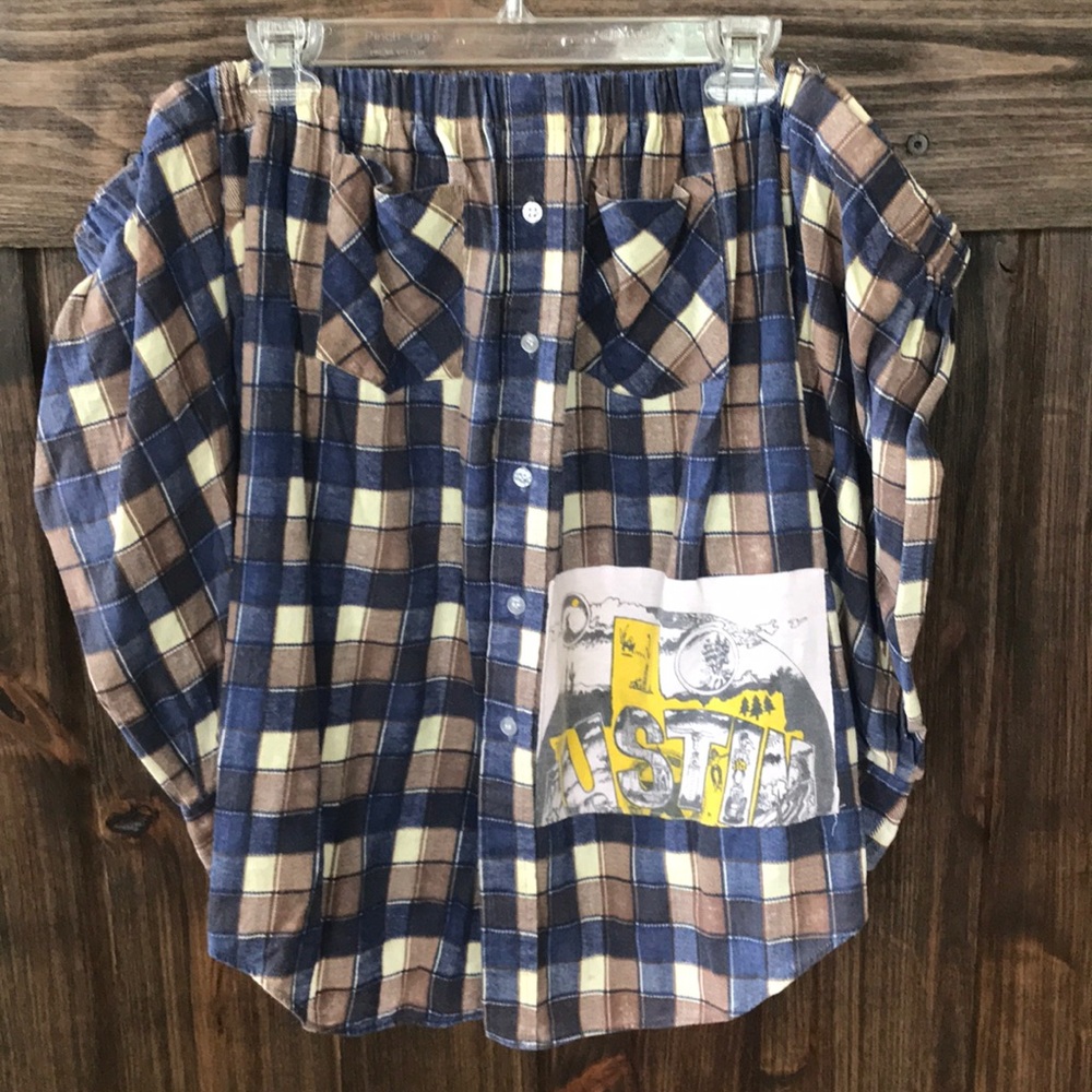 Poor Pitiful Pearl flannel oxy shirt